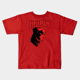 Hellboy Profile (Alt Print) Kids T-Shirt